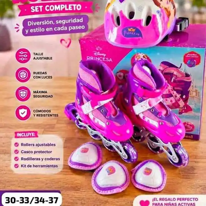 Set de patines roller extensibles para niños/as, $48,000 Pontevedra merlo