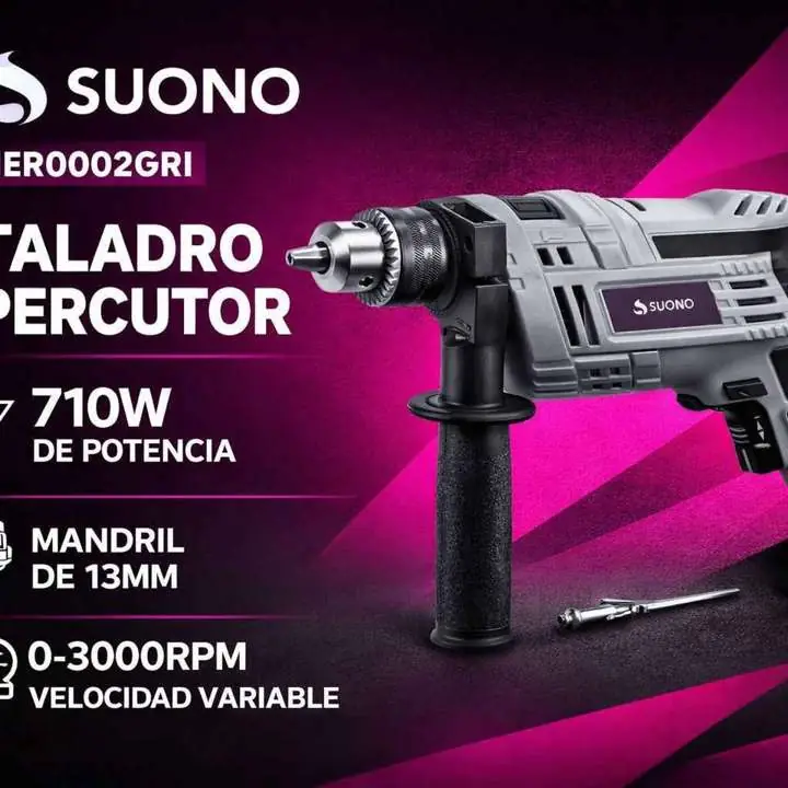 Taladro percutor suono HER0002GRI $39,000 zona oeste Merlo