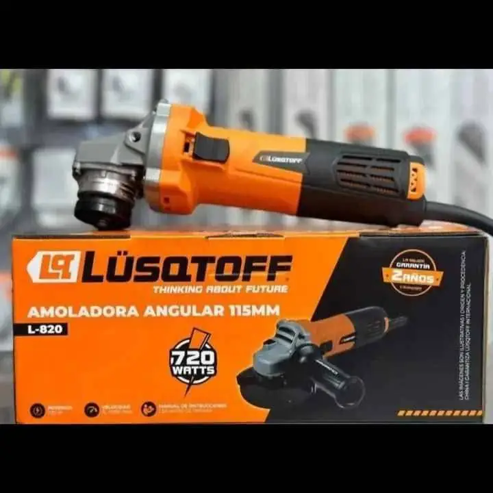 Amoladora angular lusqtoff | L-820 con un terrible precio: ⤵ $40.000