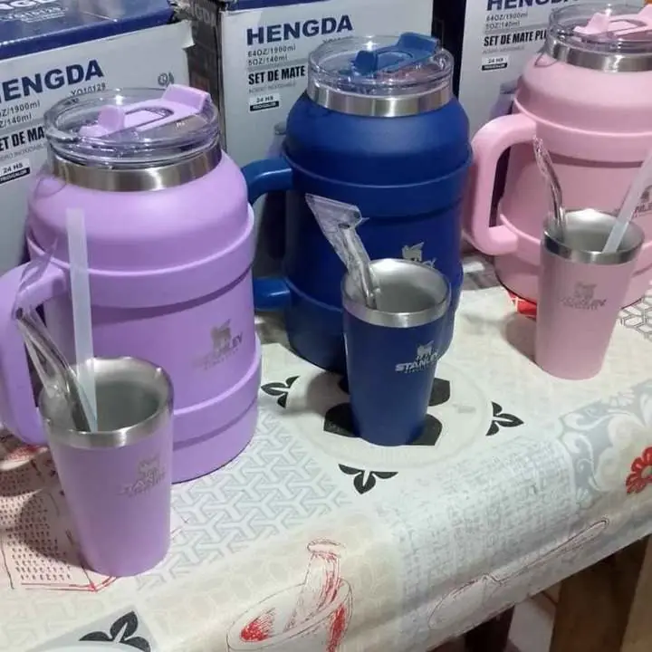 Termolares D 1,9LTS ideal para el tere, con mate I bombilla. $28,000 oferton envios sin CARG0 la zon