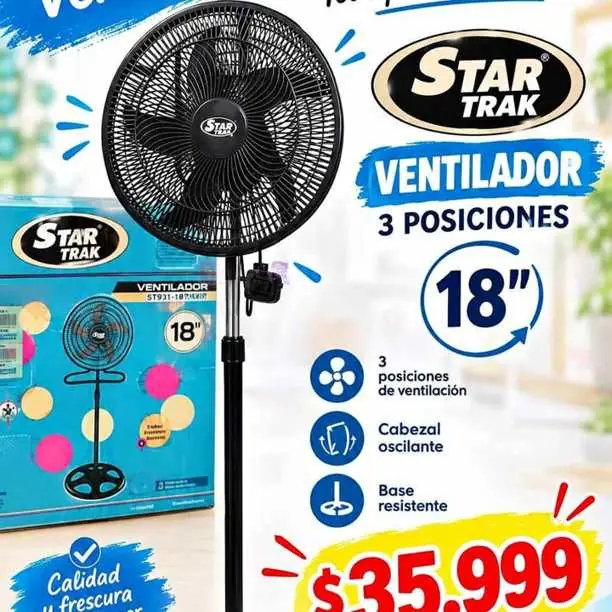 Ventilador Star trak $35,999 Pontevedra Merlo