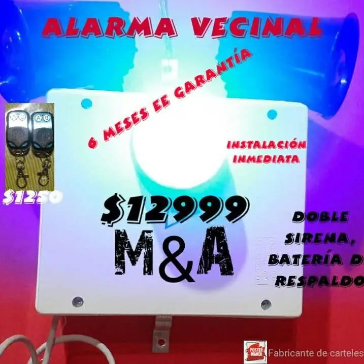 Alarmas camaras vecinal!