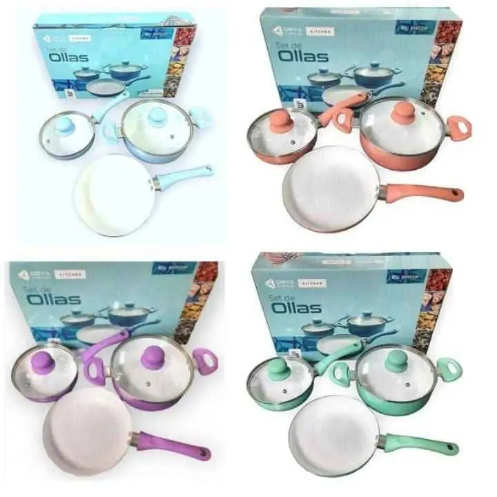 Disponibles bateria de cocina pastel $50.800 Todos los colores disponibles
