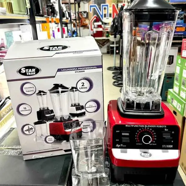 Licuadora profesional 1600W star trak $69.900 2 litros 15 velocidades cuc