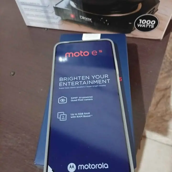 Moto E 15 64g NUEVO $155,000