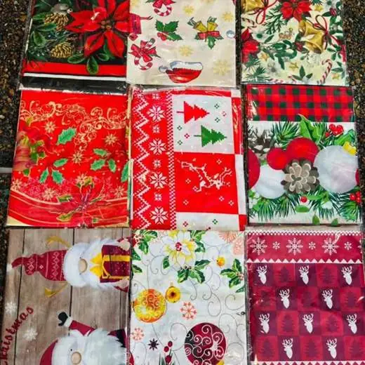 Manteles navideños $4500 por mayor A3 unidades