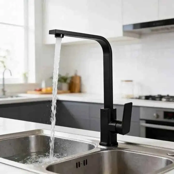 Grifería Cocina Monocomando Negro $30,000