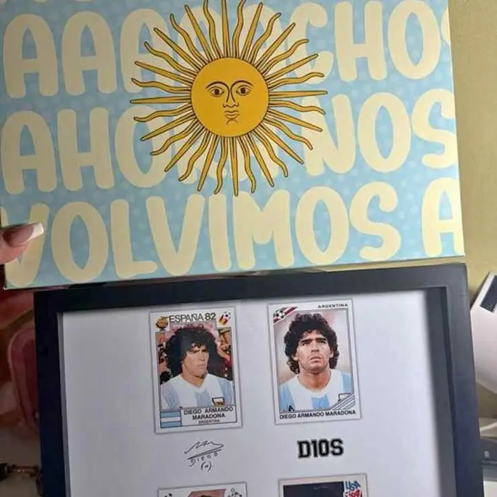 Cuadro Maradona