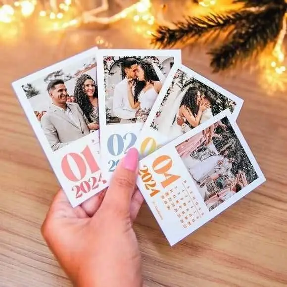 Calendario polaroid inmantado