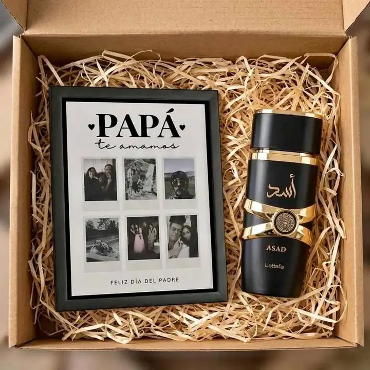 Box cuadro+perfume 50ml día del padre