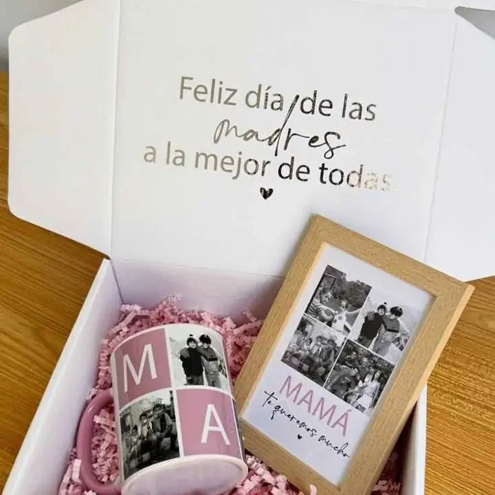 Regalo día de las madres caja más taza