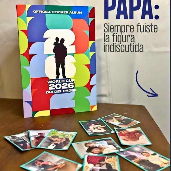 Álbum de figuritas para papa