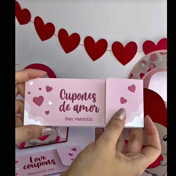 San Valentín cupones del amor