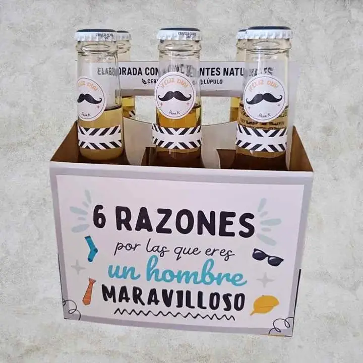 Six pack cerveza corona día del padre