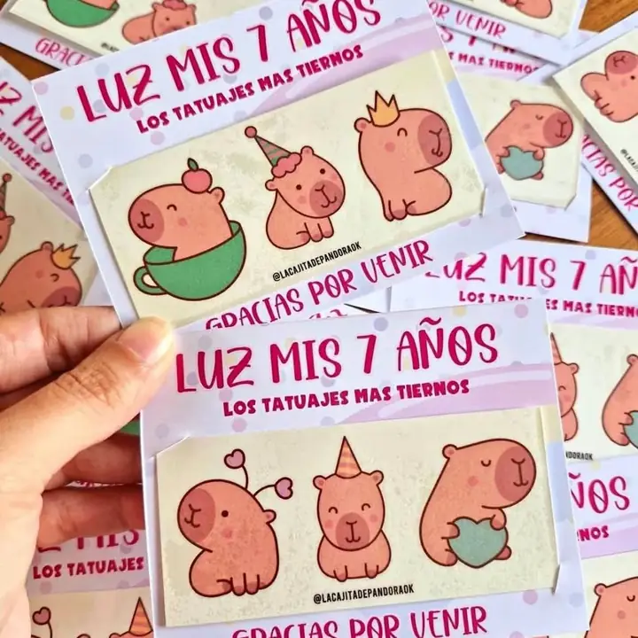 Souvenir tatuajes temporales
