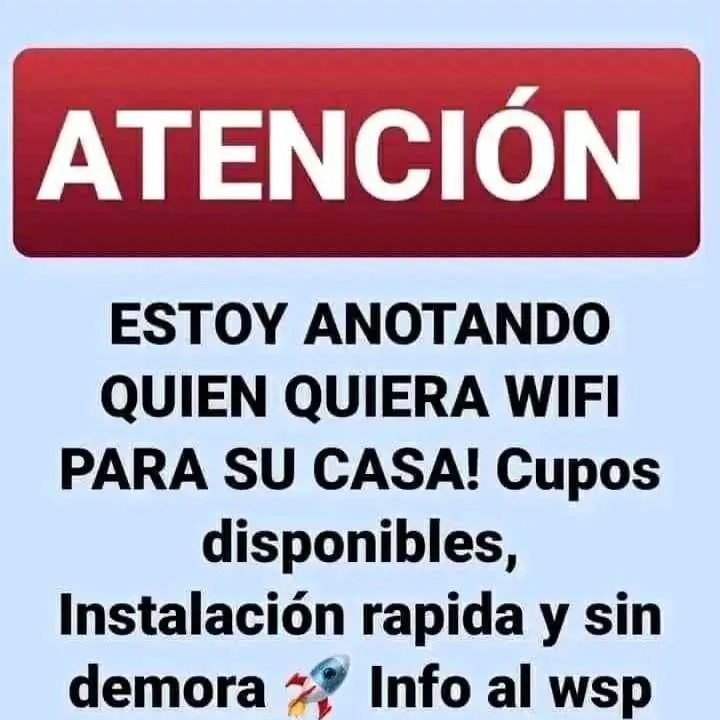 WiFi hogar instalacion gratuita