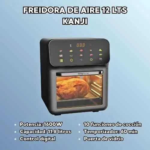 Freidora de aire Kanji 12 Litros