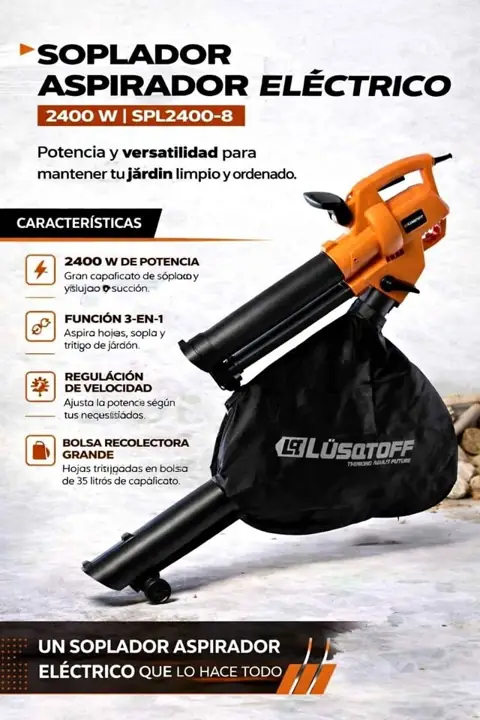 Soplador aspirador electrico