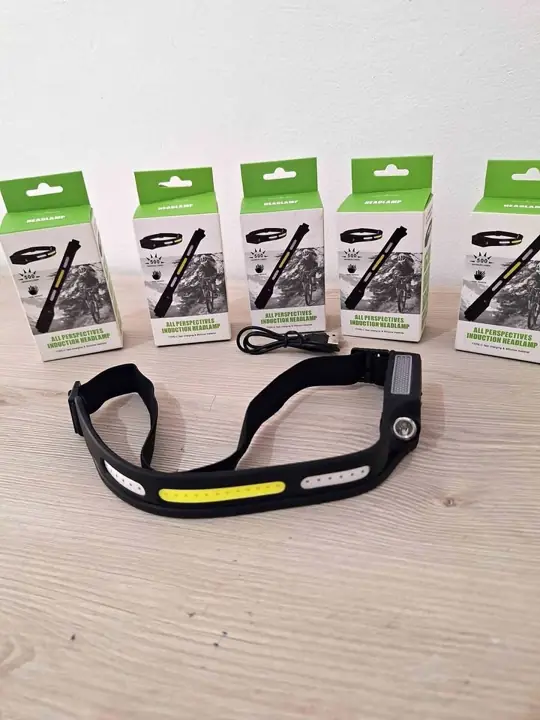 Linterna minera c/ sensor recargable