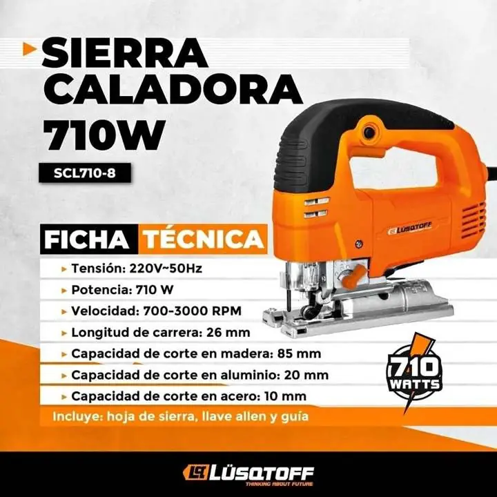 Sierra Caladora 710w Lusqtoff