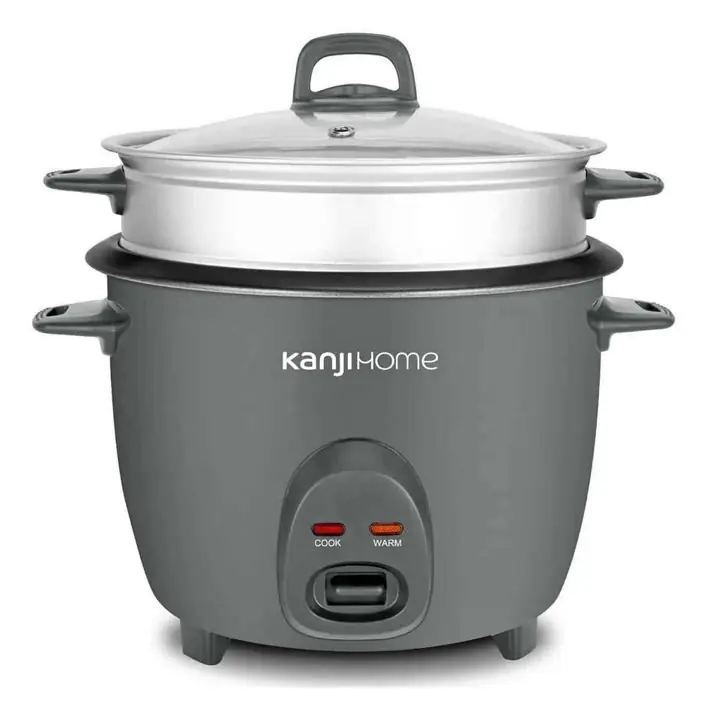 Arrocera 2 en 1 vaporera Kanji home- gris mate