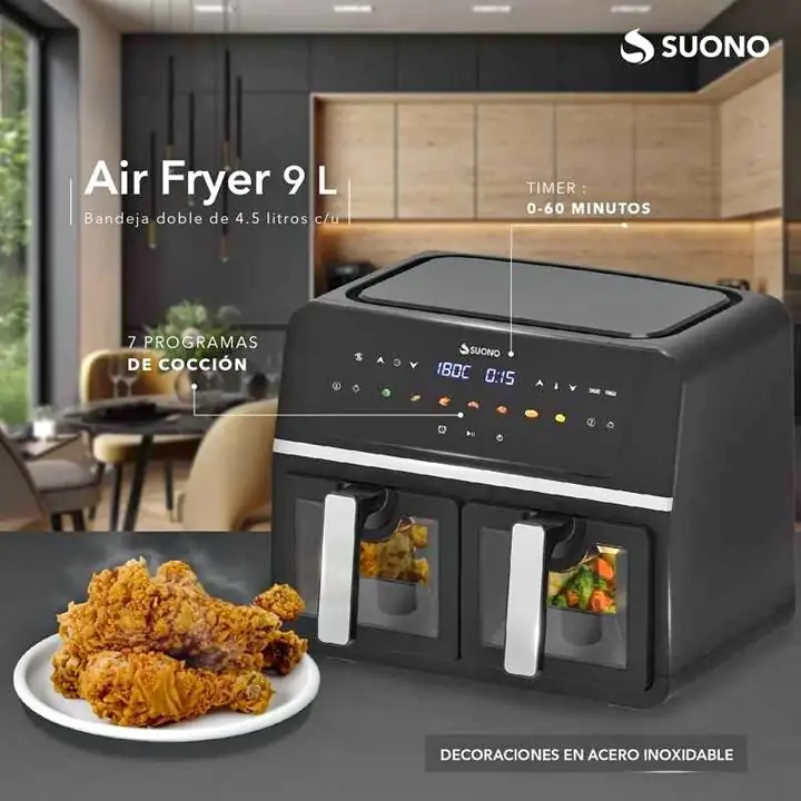 Freidora de aire Suono 9 Litros