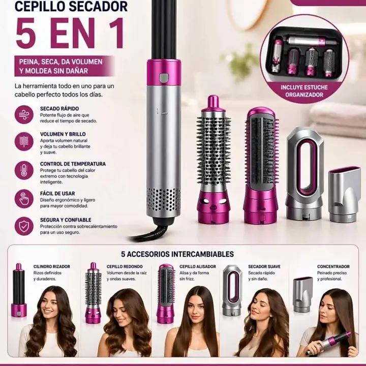 Set cepillo secador 5 en 1 - 1600W - suono