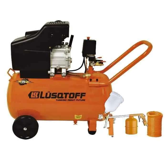 Compresor de aire 50 lts - 2,5HP + kit - lusqtoff