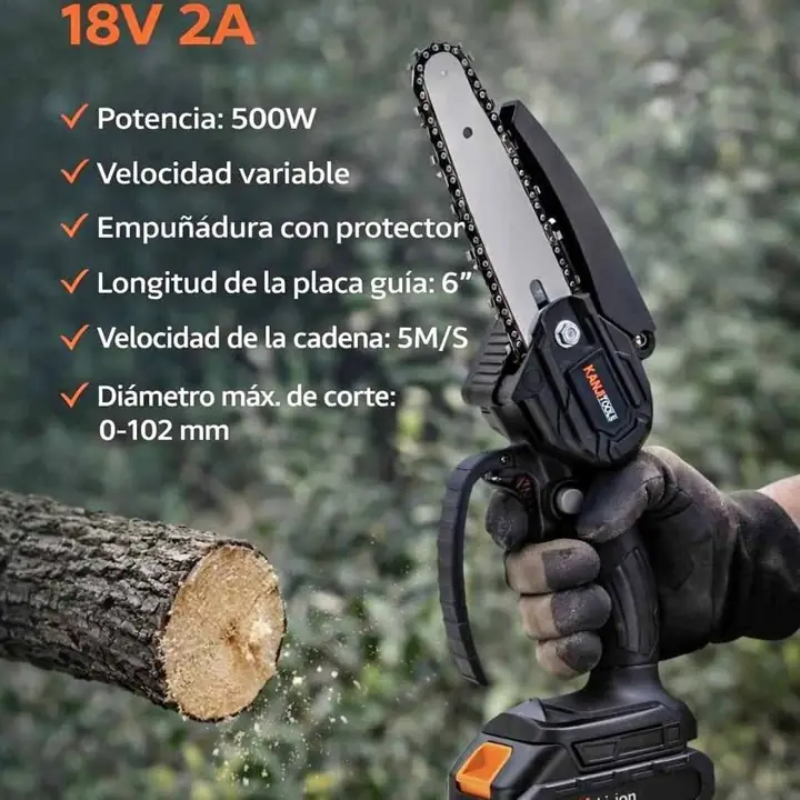 Podadora portatil 18V 2A Kanji tools