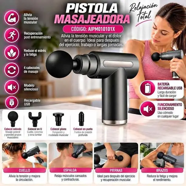 Pistola Masajeadora Viral