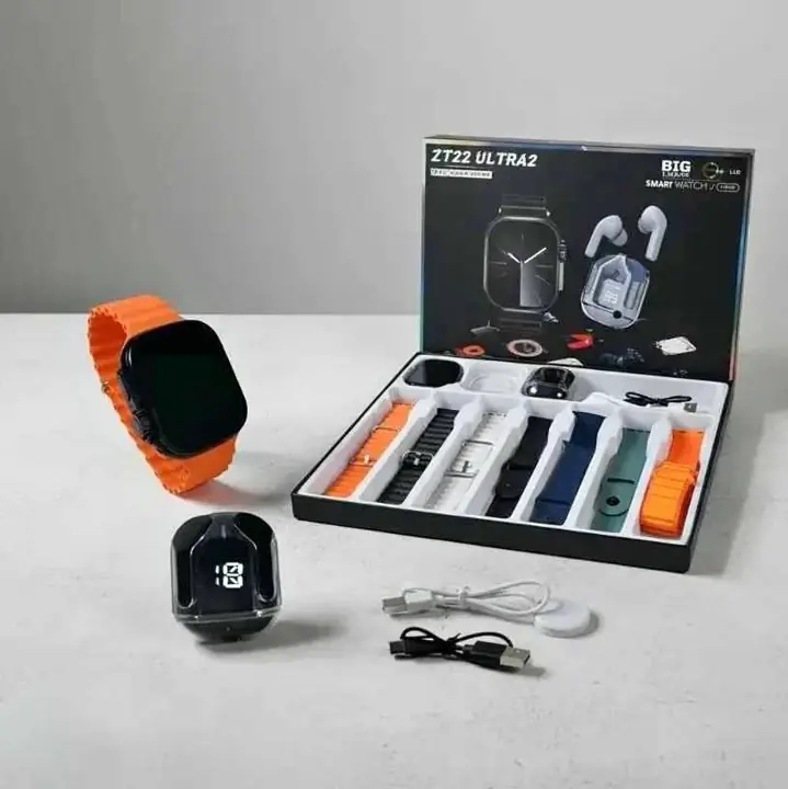 Kit smartwatch ZT22 reloj inteligente con mallas intercambiables