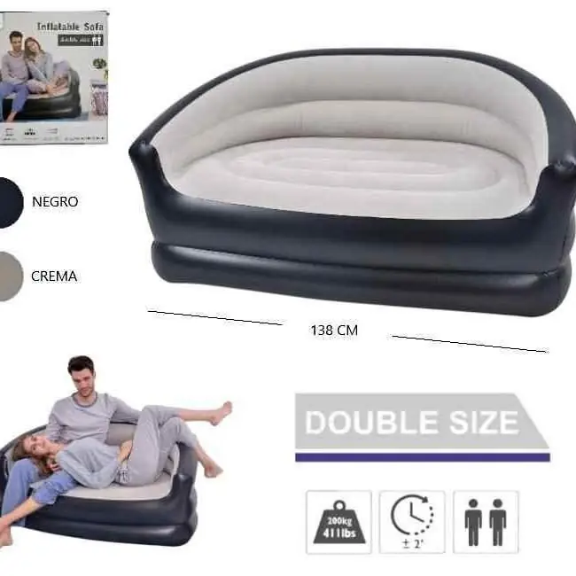 Sofa inflable familiar