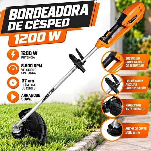 Bordeadora de Cesped 1200W