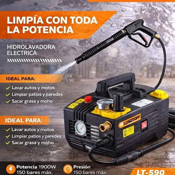 Hidrolavadora Electrica Lusqtoff