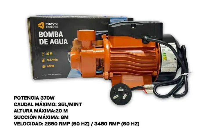 Bomba de agua oryx