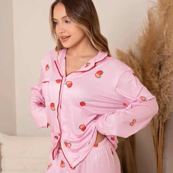 Pijama Mujer Fresa Donatella