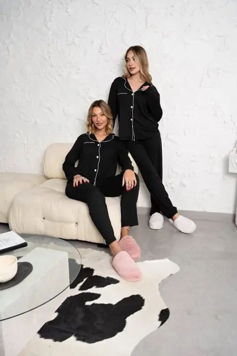 Pijama Mujer Camisero Manga Larga Donatella