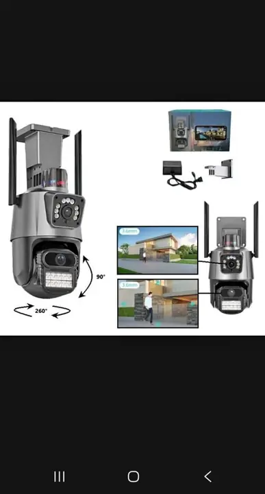 Camara de seguridad doble imagen wifi!
