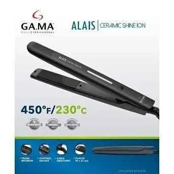 Planchita de pelo ga.ma alais ceramic shine