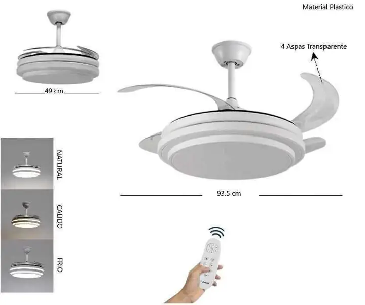 Ventilador retractil