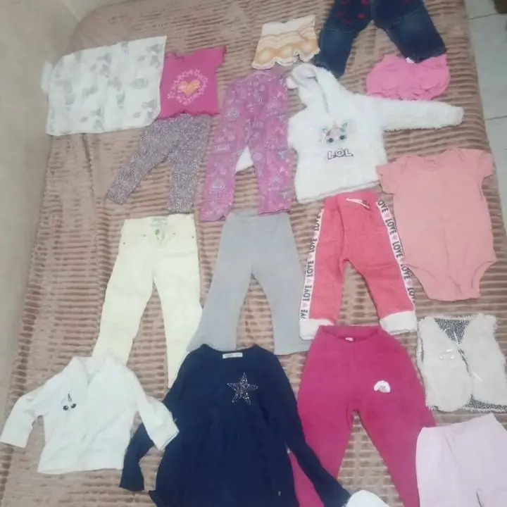 Lote de ropa para niña de 1 a 2 años aprox