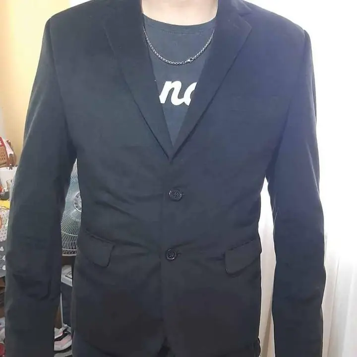 Saco de hombre, tela terciopelo