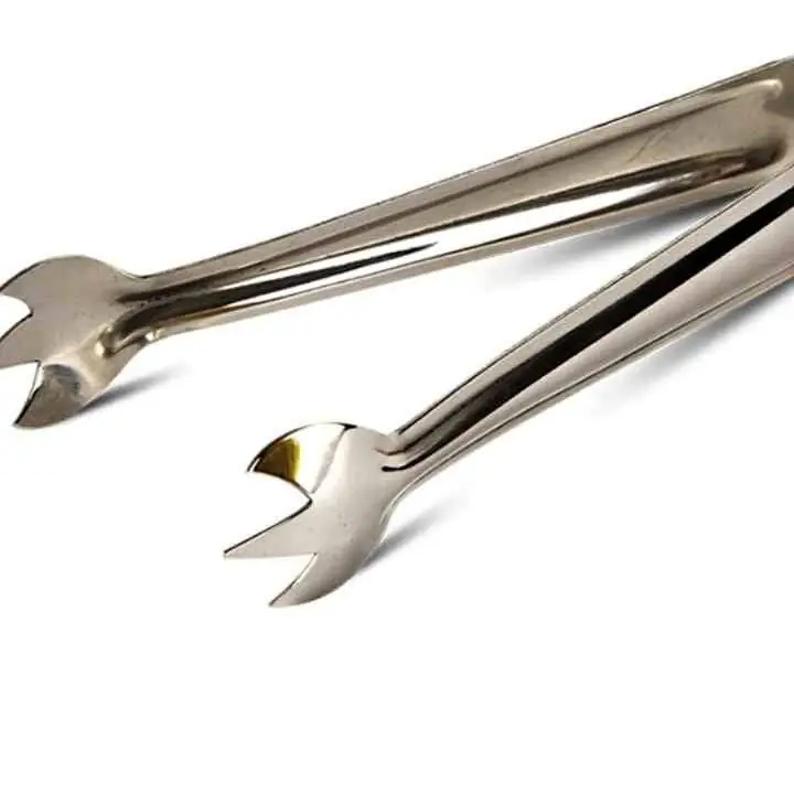 Pinza para hielo acero inoxidable ideal para eventos restaurante gastronomía bares