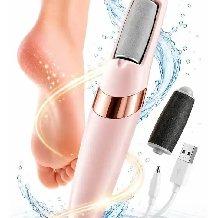 Saca Callos Eléctrico Recargable Exfoliante Pies USB Lima Pedicura Removedor Cuidado Personal