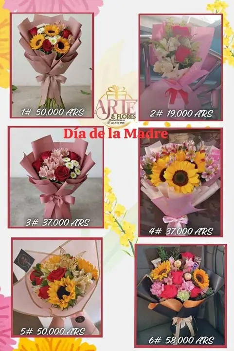 Ramos de flores día de la madre