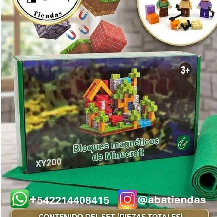Bloques magnéticos de Minecraft