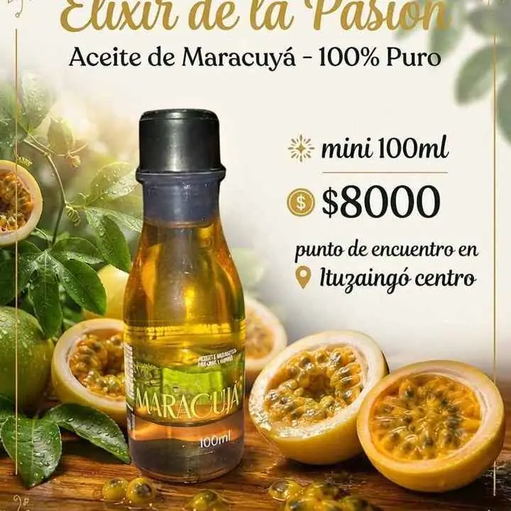 Aceite mini de maracuyá 100ml