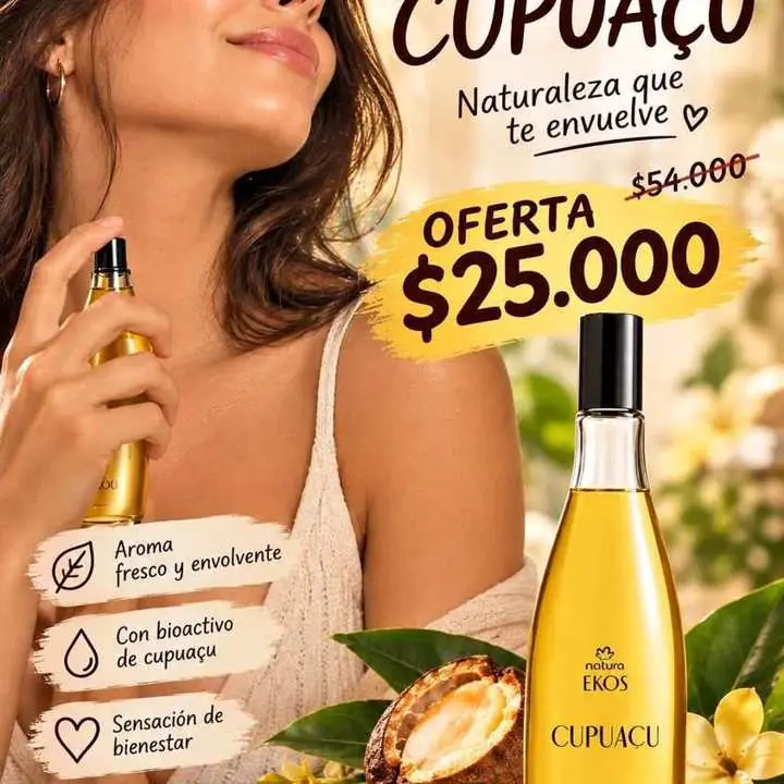 Perfume femenino Natura ekos cuapucu