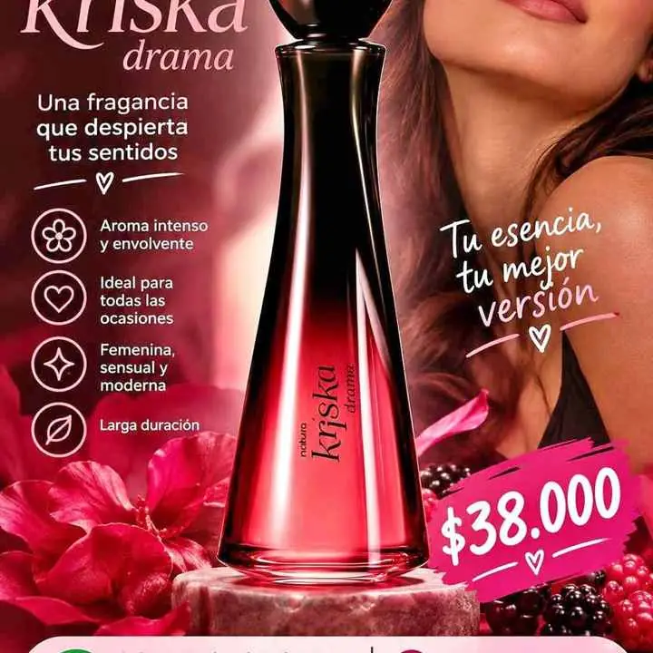 Perfume femenino Natura kriska drama