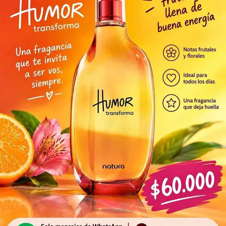 Perfume unisex Natura humor transforma